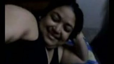 Indian porn mms clip of chubby bhabhi with her servant