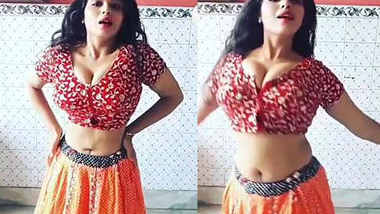 Indian belly dancer sucking and