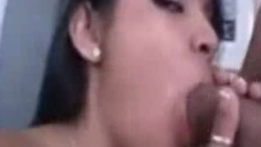 Indian NRI girl blowjob white cock and handjob