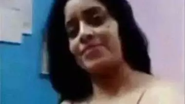 Booby bhabhi stripping off red night gown